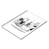 Carnet La femme masque la télécommande de la télévision (Côté gauche)