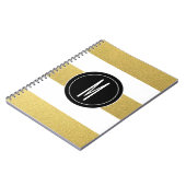 CARNET LA FEUILLE D'OR BARRE LE MONOGRAMME NOIR DE %PIPE% (Côté gauche)