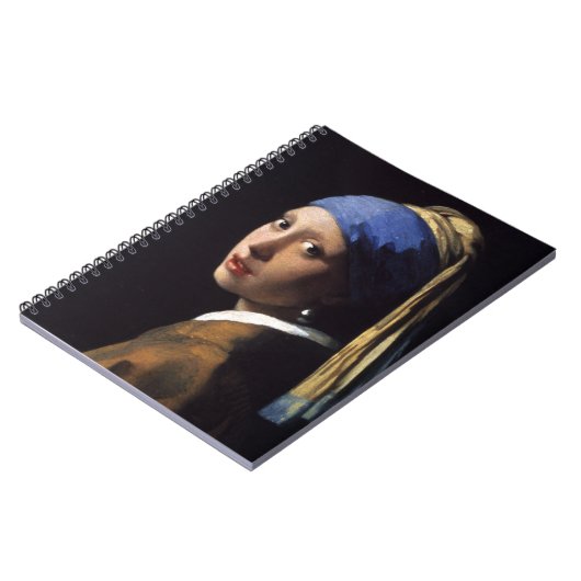 Carnet La fille de Johannes Vermeer avec une oreille perl (Côté gauche)