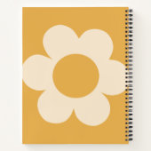 Carnet La Fleur 07 Fleur Jaune Retro Florale (Dos)