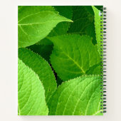 Carnet La fleur inspirée avec carnet/journal feuille. (Dos)