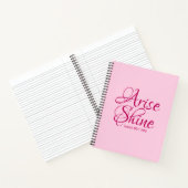 Carnet La foi chrétienne se lève et brille Bible Verse ro (Intérieur)