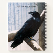 Carnet La forêt de Raven d'hiver (Dos)