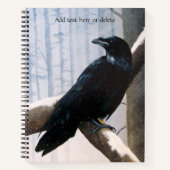 Carnet La forêt de Raven d'hiver (Devant)