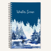 Carnet La forêt d'hiver (Recto)