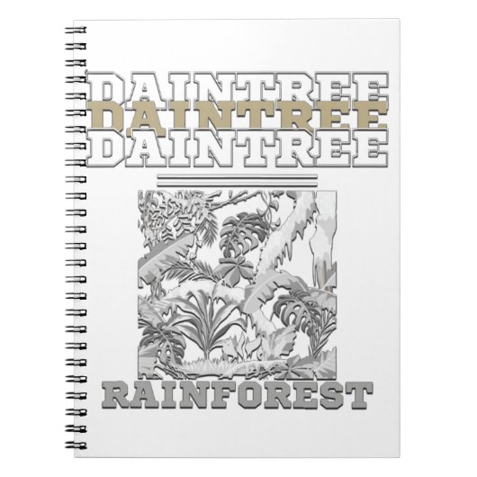 Carnet La forêt tropicale de Daintree (Devant)