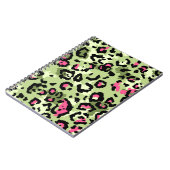 Carnet La fourrure de léopard, motif sans couture branché (Côté gauche)