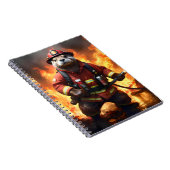 Carnet **"La fourrure et les flammes : le feu de dos de l (Côté Droit)