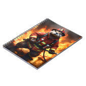 Carnet **"La fourrure et les flammes : le feu de dos de l (Côté gauche)