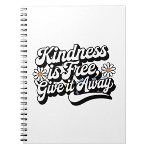 Carnet "La gentillesse est libre, laisse tomber"