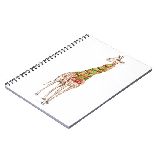 Carnet La girafe dans une écharpe (Côté gauche)