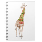 Carnet La girafe dans une écharpe (Devant)