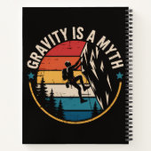 Carnet La gravité est un MYTHE (Dos)