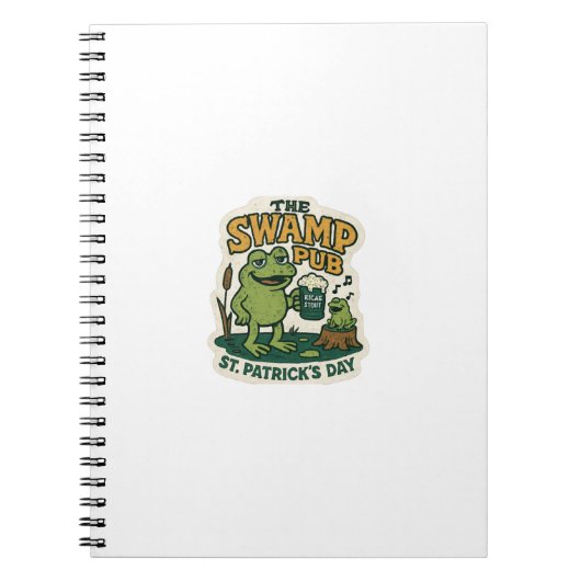 Carnet La grenouille du pub du marais de la Saint-Patrick (Devant)