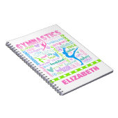 Carnet La gymnastique en pastel personnalisée exprime la (Côté Droit)