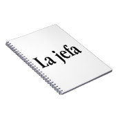 Carnet La jefa (Côté Droit)