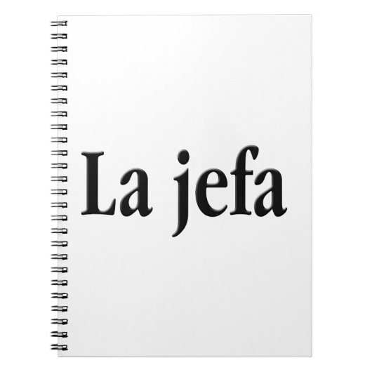 Carnet La jefa (Devant)