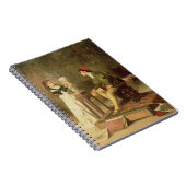 Carnet La jeune sculpteuse (huile sur la toile) (Côté Droit)