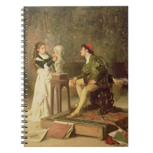 Carnet La jeune sculpteuse (huile sur la toile)