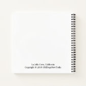 Carnet La Jolla Cove, Californie (Dos)