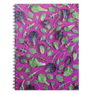 Carnet La laitue vert sur le pourpre