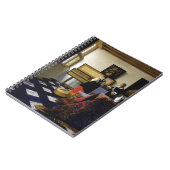 Carnet La leçon de musique de Johannes Vermeer (Côté gauche)