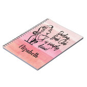 Carnet La lecture de club de lecture note la rétro femme (Côté gauche)