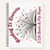 Carnet La Lecture Est L'Exercice... (Devant)