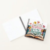 Carnet La lecture est mon Fleur sauvage thérapeutique Rea (Intérieur)