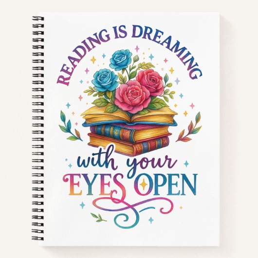 Carnet La Lecture Rêve... (Devant)