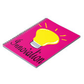 Carnet la lumière de l'innovation (Côté gauche)