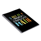 Carnet La lutte des professeurs de mathématiques avec les (Côté Droit)