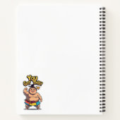Carnet La lutteuse de Sumo avec la motivation "Vous avez (Dos)