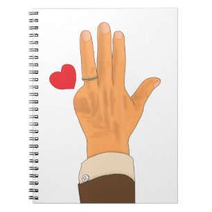 Carnet La main gauche de Lula et un coeur