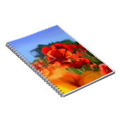 Carnet La maison du pavot - peinture à l'huile (Côté Droit)