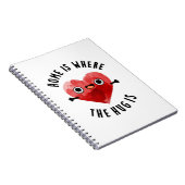 Carnet La Maison Est Où Est La Blague De Coeur Drôle  (Côté Droit)