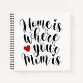 Carnet La maison où ta mère est la fête des mères | Ordin (Devant)