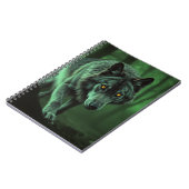 Carnet "La Majesté du Sauvage : l'Alpha dans la forêt" (Côté gauche)