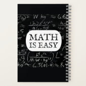 CARNET LA MATHÉMATIE EST FACILE (Verso)