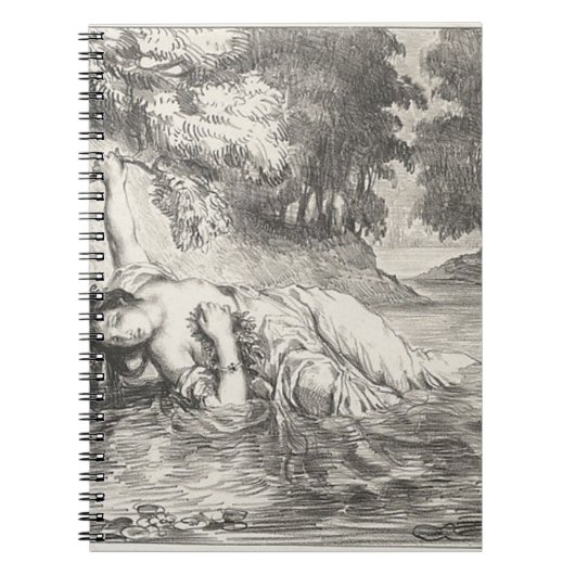 Carnet La mort d'Ophélie (Devant)