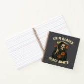 Carnet La Mort D'Une Faucheuse Grim Attend L'Halloween Go (Intérieur)
