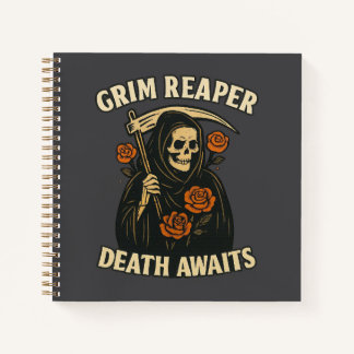 Carnet La Mort D'Une Faucheuse Grim Attend L'Halloween Go
