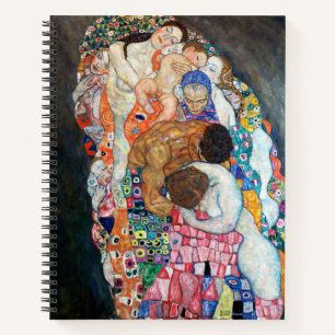 Carnet La mort et la vie   Gustav Klimt  