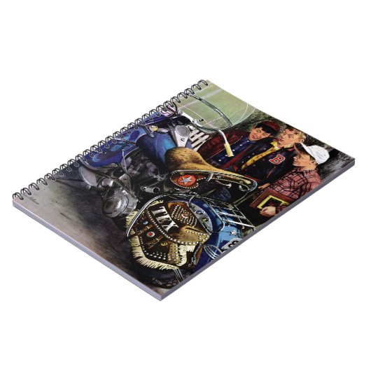 Carnet La moto de Tex (Côté gauche)