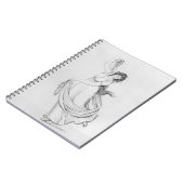 Carnet La Muse de la danse, plat VI de 'Madame Hamilton (Côté gauche)