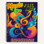 Carnet La musique (Devant)