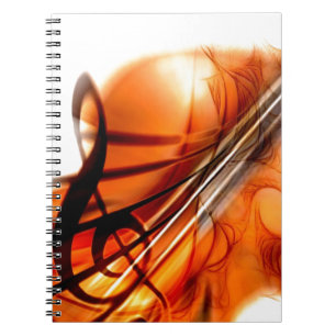 Carnet La musique a ficelé la danse de destin de violon d