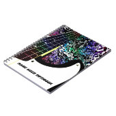 Carnet La musique d'arc-en-ciel de guitare basse note le (Côté gauche)