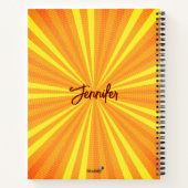 Carnet La MUSIQUE est la forme la plus forte de la spiral (Dos)