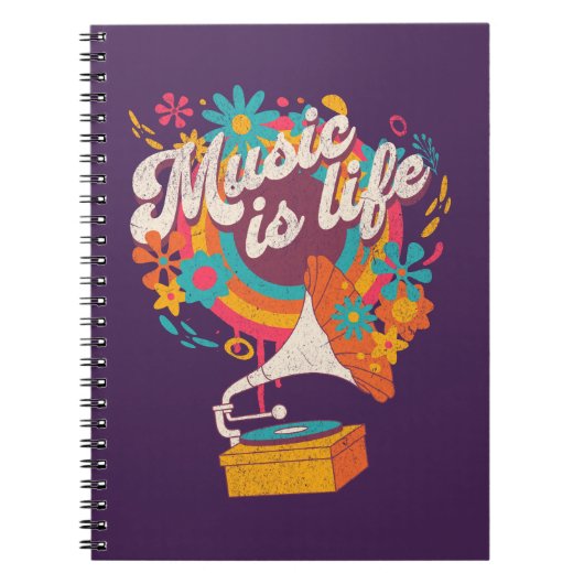 Carnet La musique est la vie (Devant)